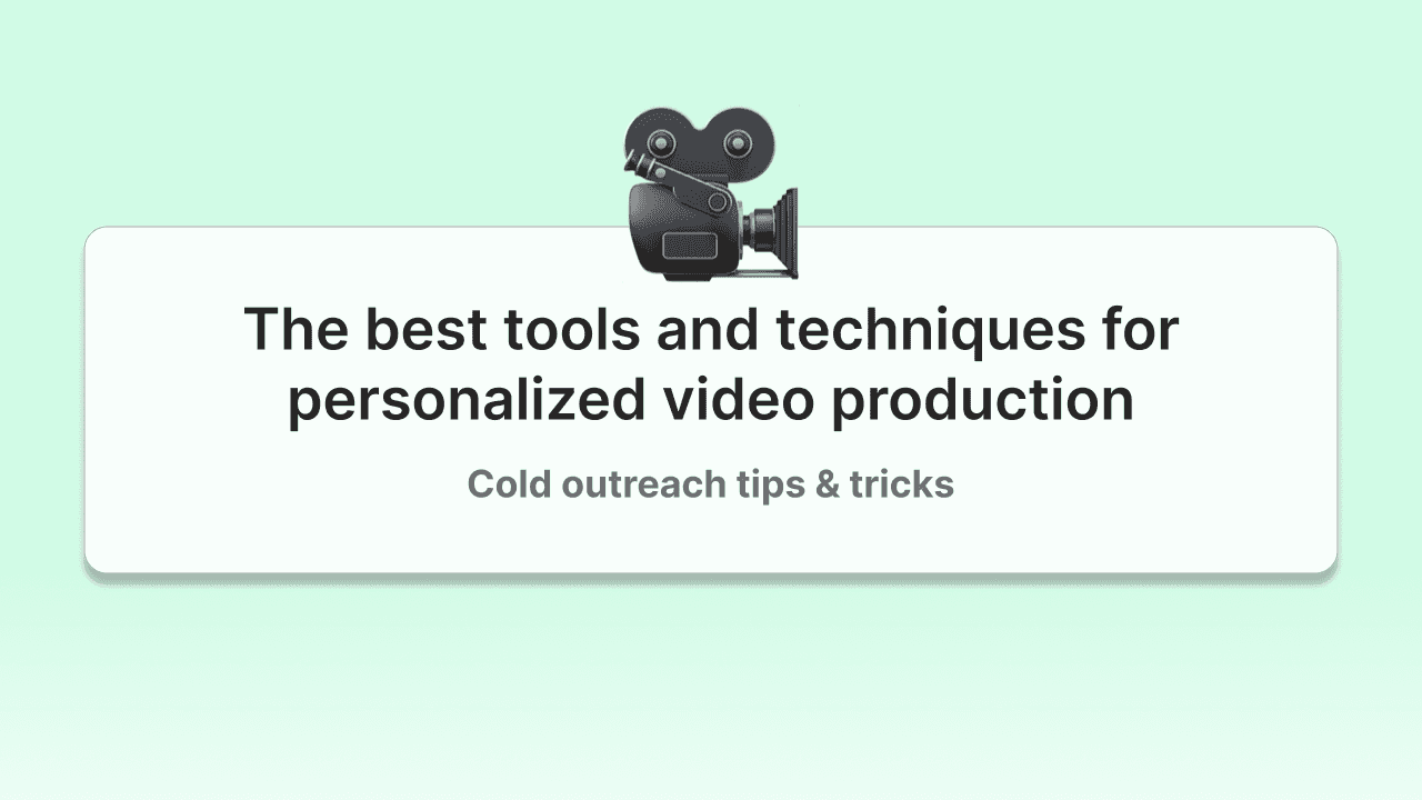 The best tools and techniques for personalized video production