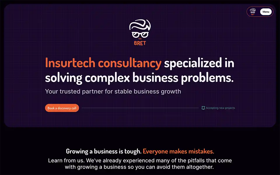 The bret consultancy dot com website preview image