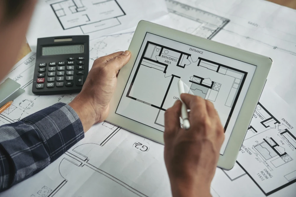 واجهة معمارية حديثة تعبّر عن الاستشارات الهندسية في الرياض