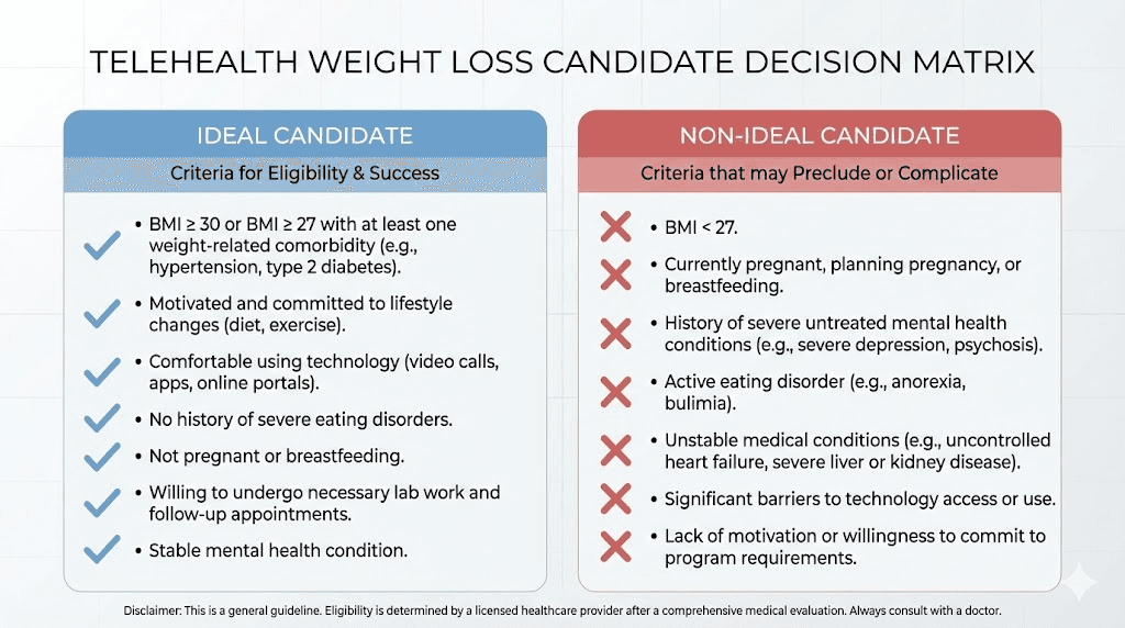 Who should and should not use Shed tirzepatide decision guide