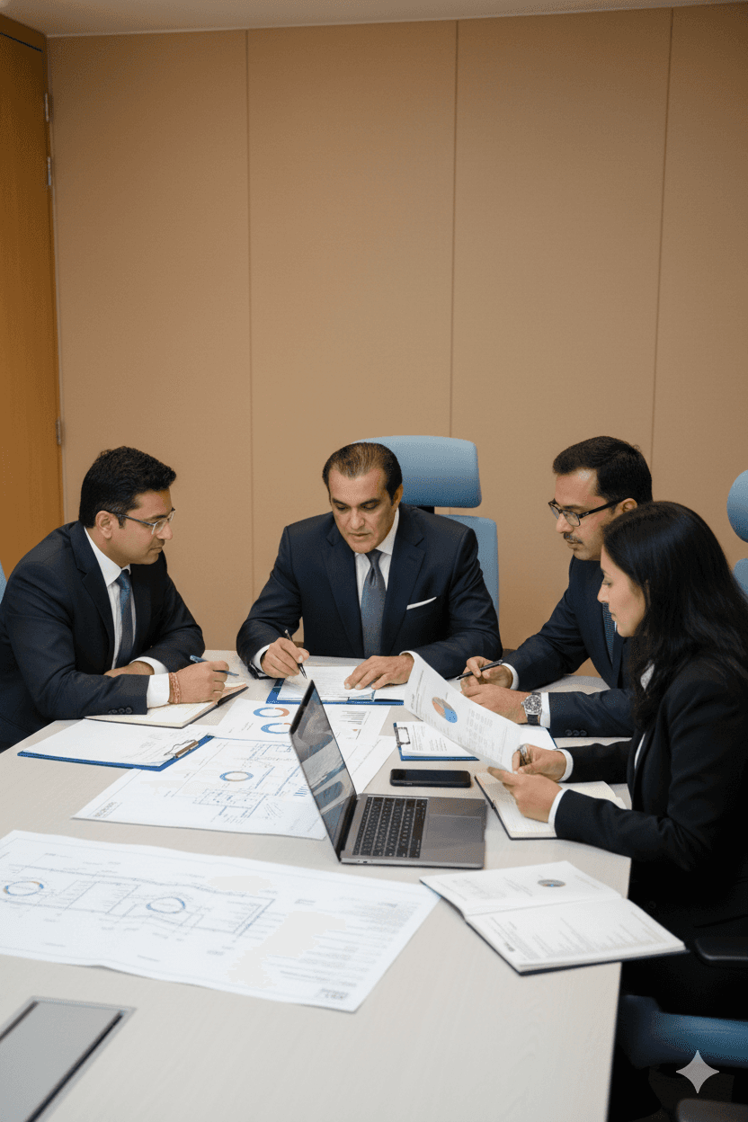 Team Meeting for strategy growth