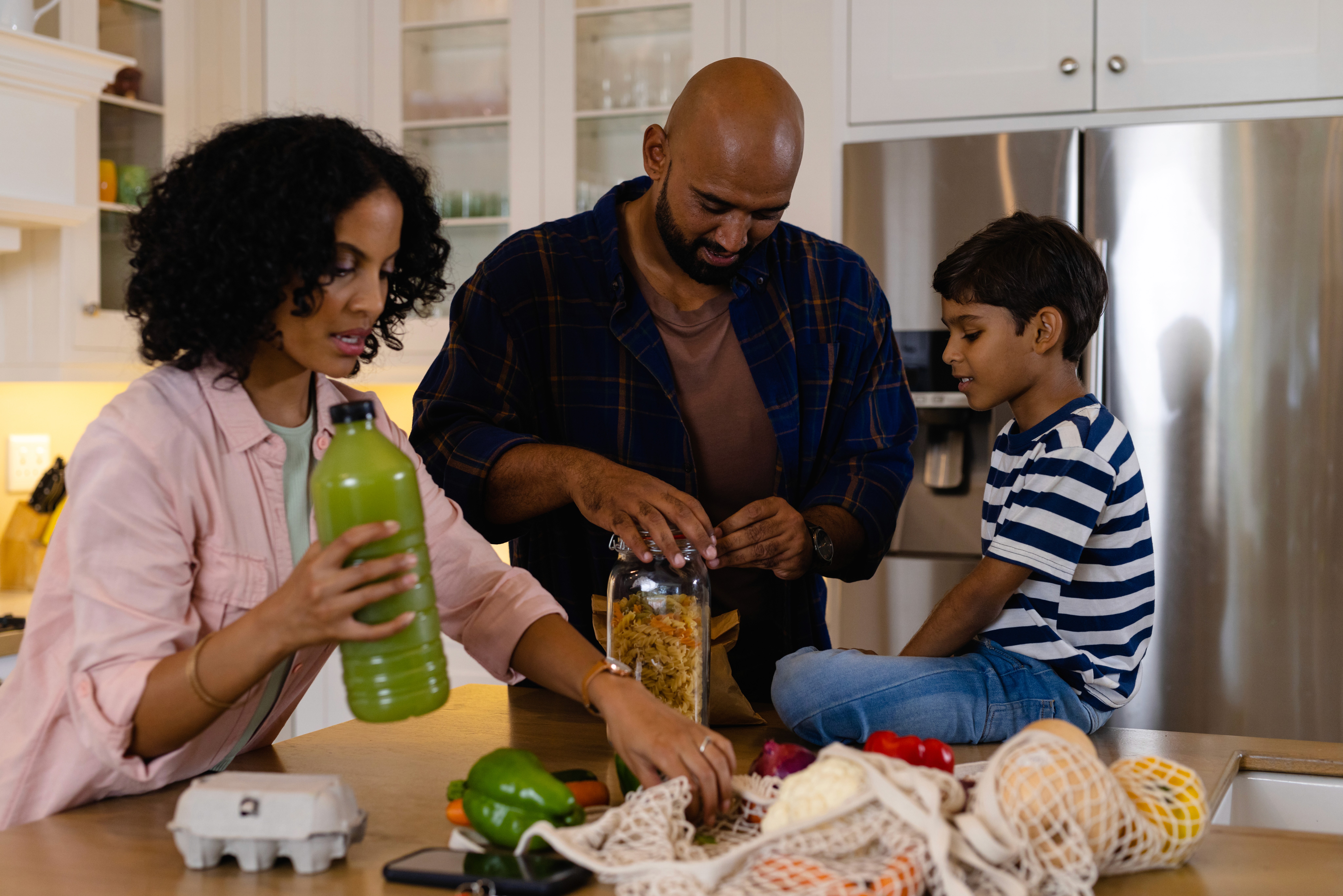 Wocheneinkauf Familie