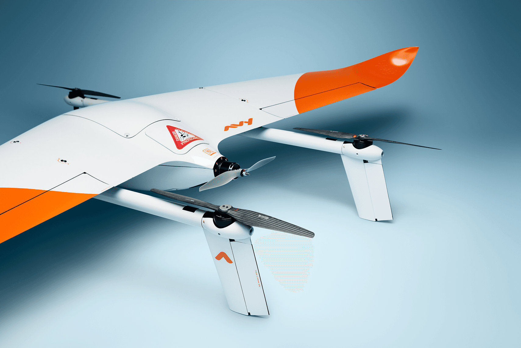 rear of drone
