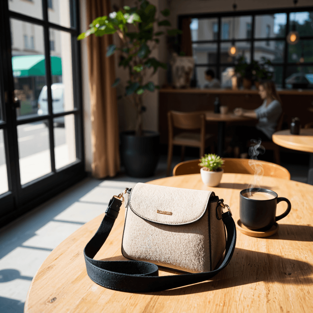 product photography of shoulder bag