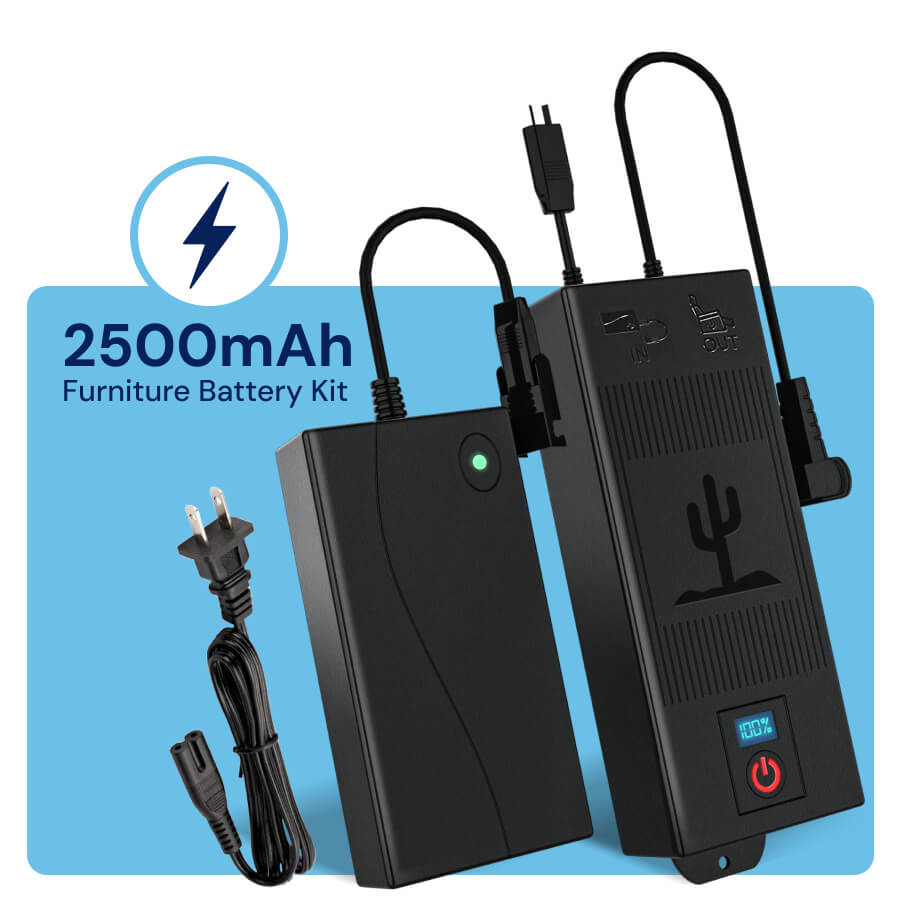 Blue Cactus reclining furniture battery pack power supply charger