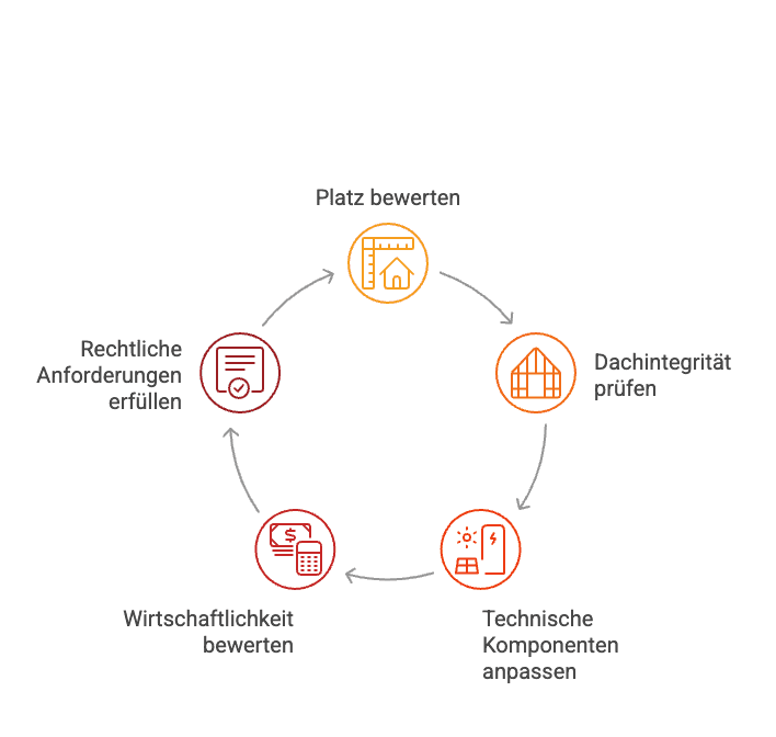 Diagramm eines kreisförmigen Flussmodells mit farbigen Knoten, die verschiedene Elemente oder Phasen darstellen und durch Pfeile miteinander verbunden sind.