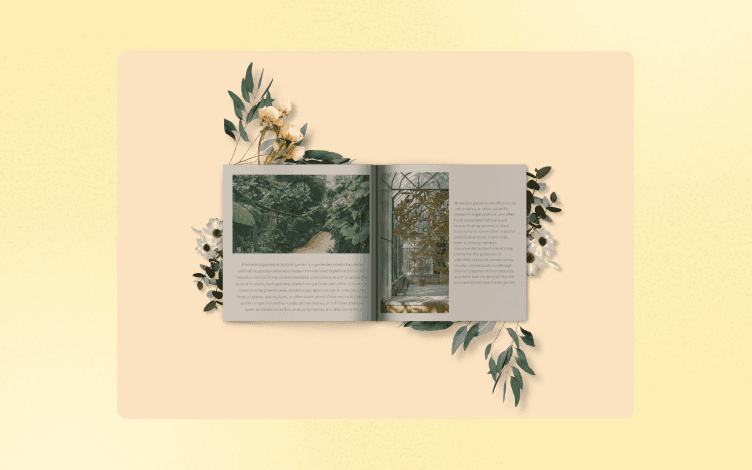 A Tender, Floral Ebook Mockup