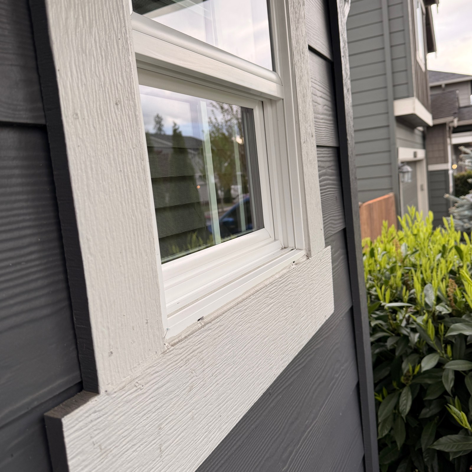 After: exterior window cleaning (windows) by Peterson Property Services in Granite Falls, WA