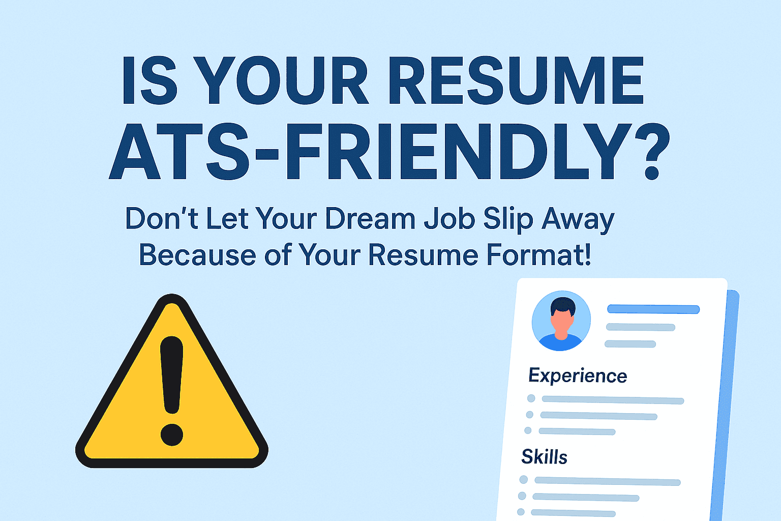 ATS Friendly Resume format