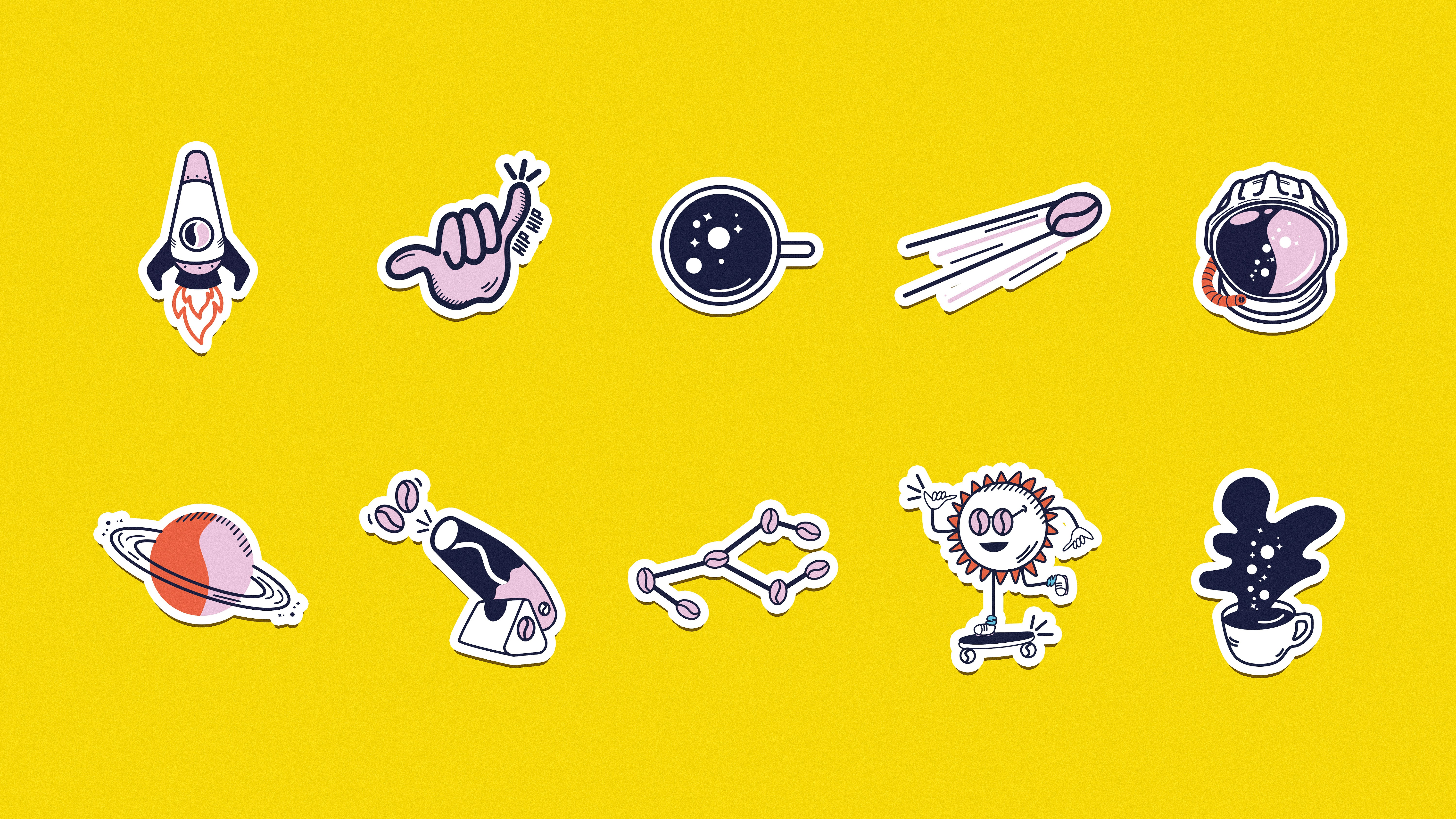 Custom picture stickers that capture your brand’s unique personality