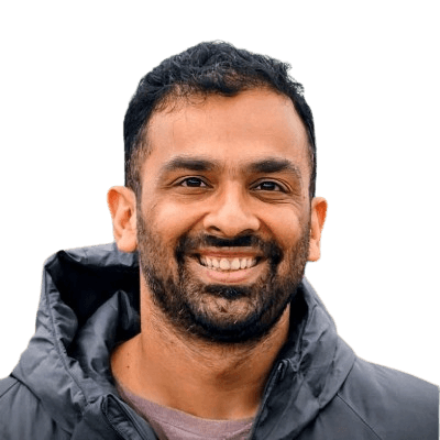 a man standing on a balcony