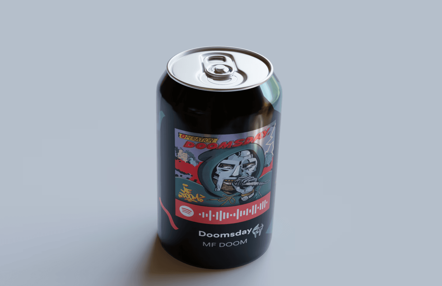 Black and white wave