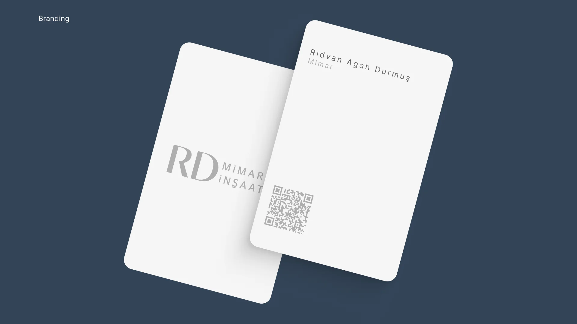 Business card mockup