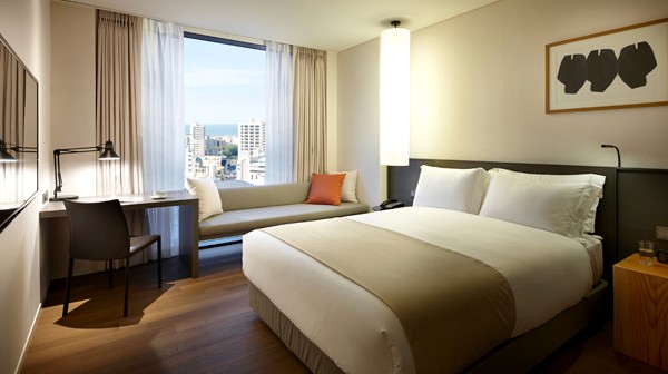 bed with white comforter
