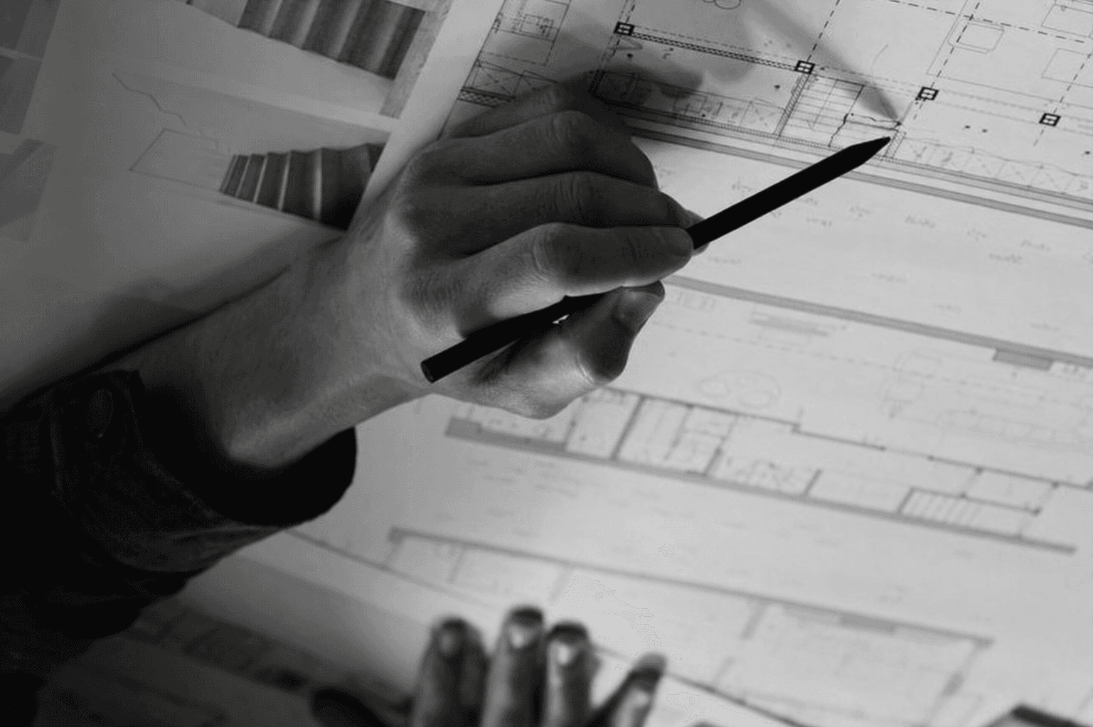 blue and white building across sky