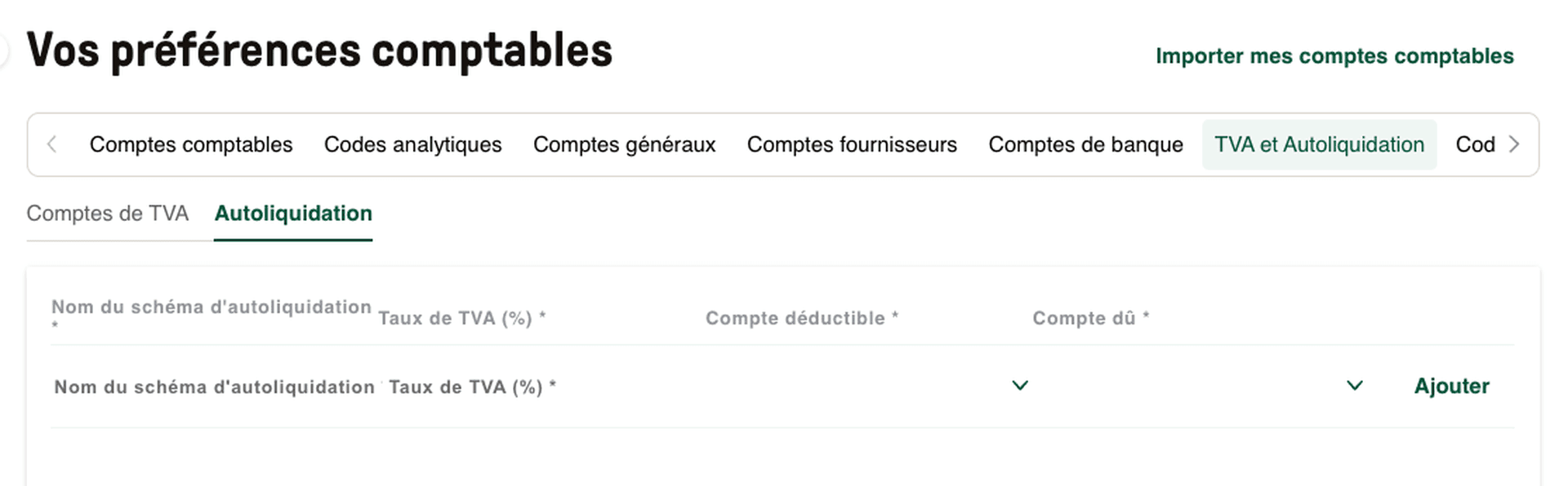 Schéma d'autoliquidation de TVA 2