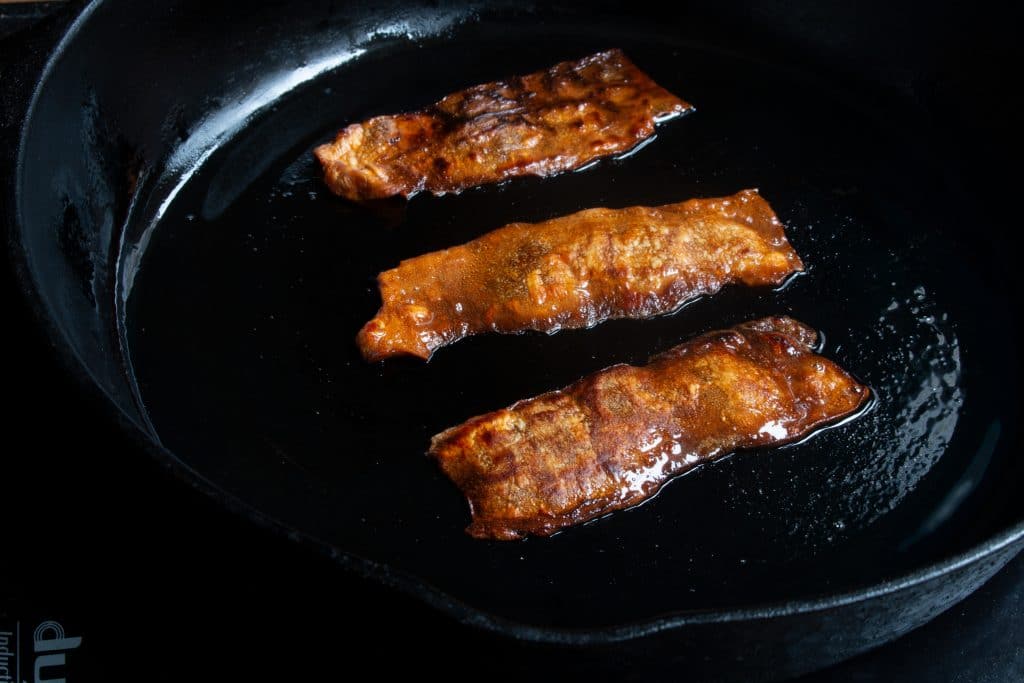 Picture of mycelium bacon.