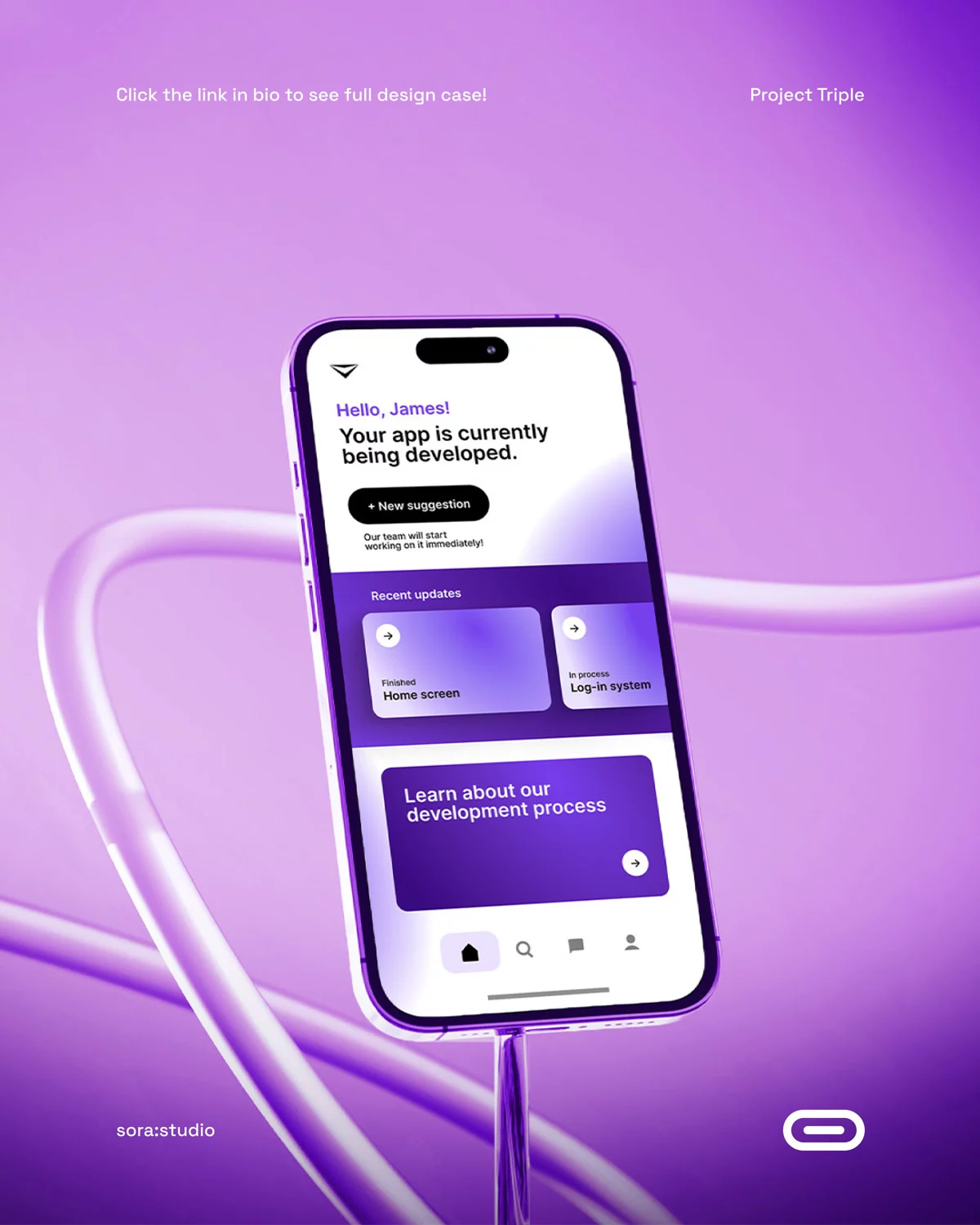 Example work of ui ux design