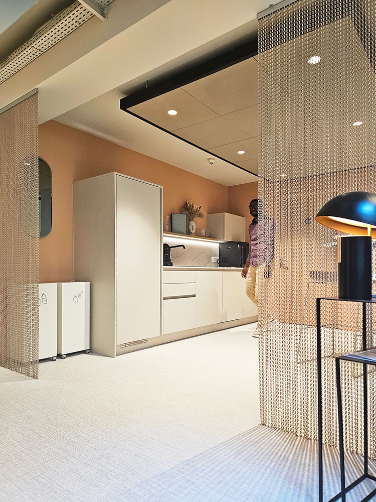 Cantine showroom Rockfon