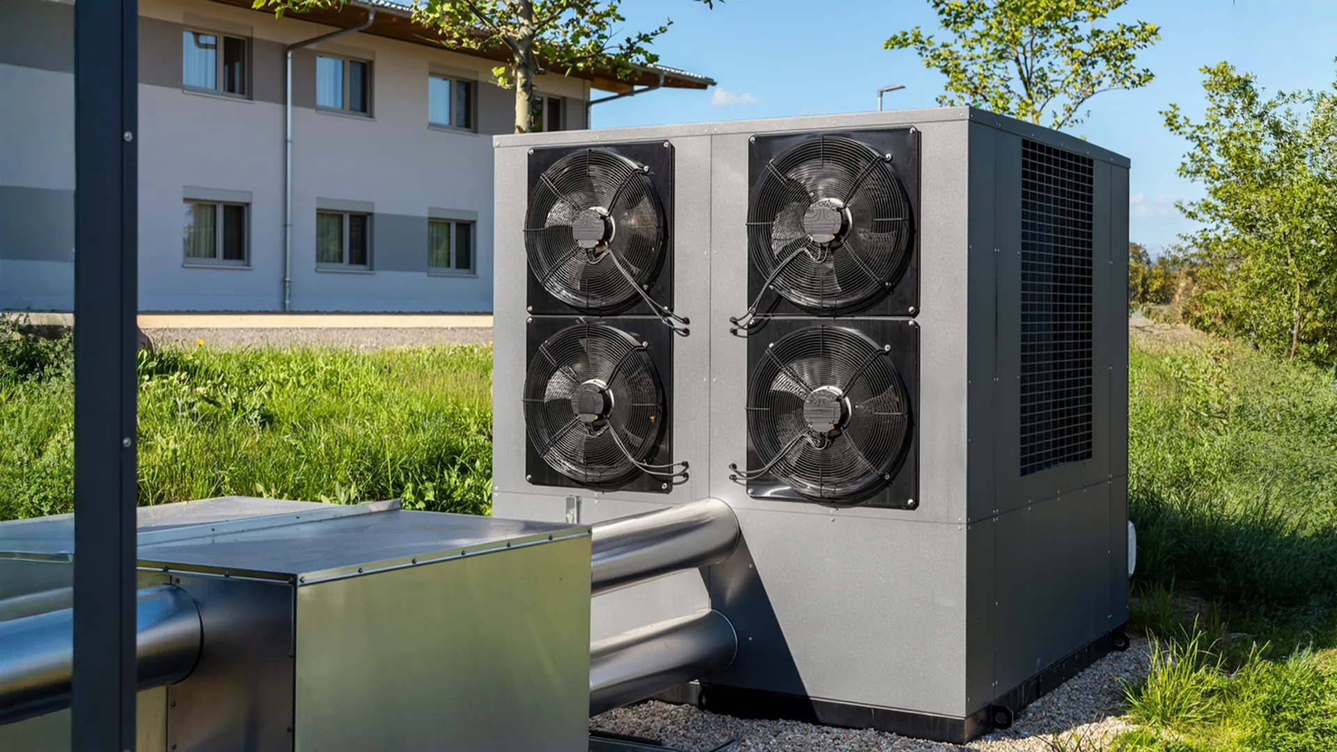 Moderne Wärmepumpe für Wohnungsbau, Gewerbe und Industrie