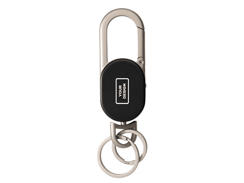 Custom keychain for Apple Find My for corporate tech gifts and accessories