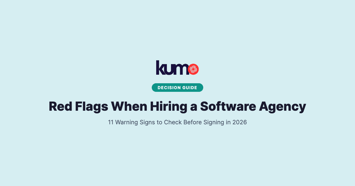 Red Flags When Hiring a Software Agency 