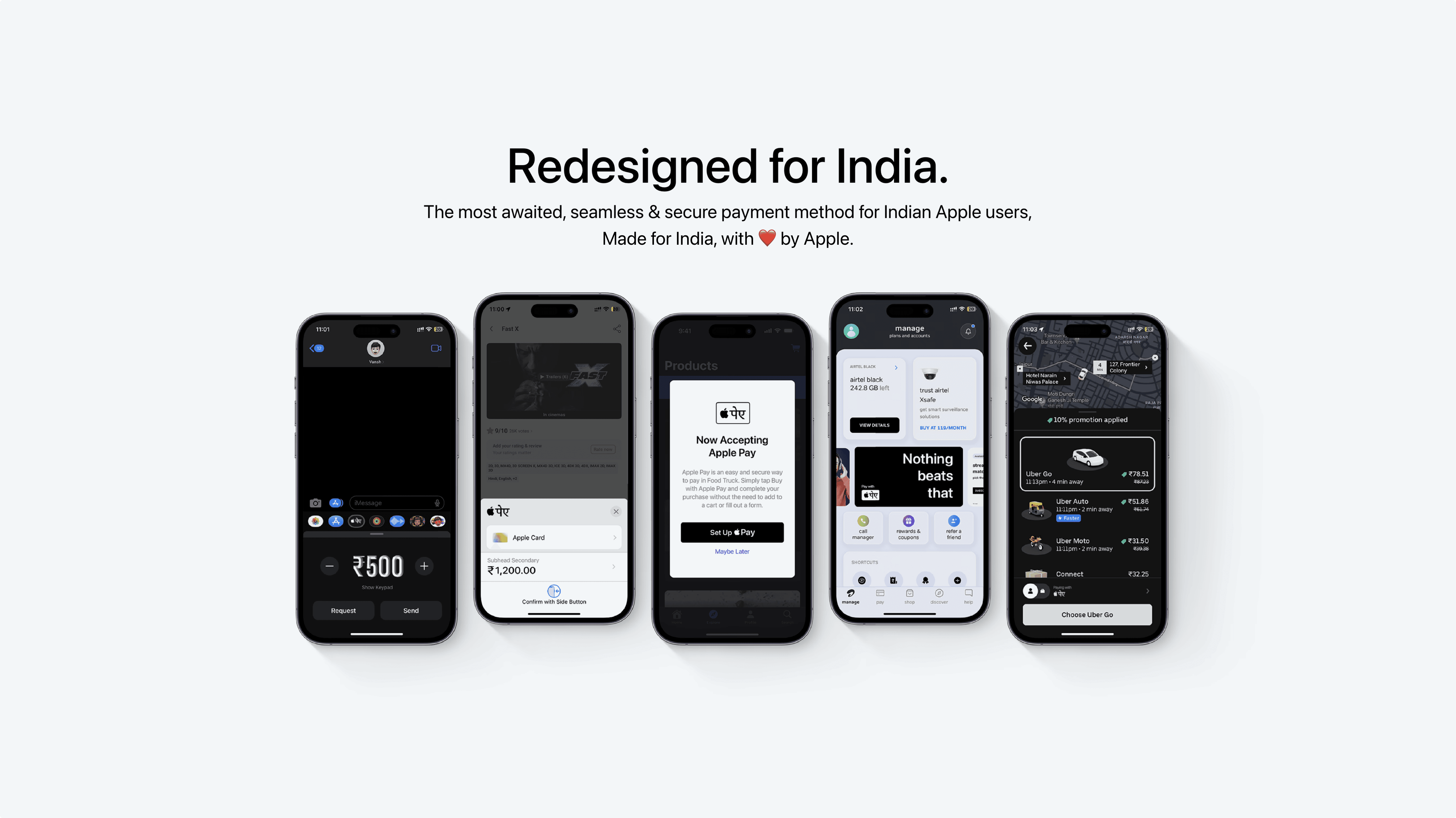 Kartik Galhotra | Apple Pay India | Regional Branding Concept | Led the academic rebranding of Apple Pay for the Indian market—crafting a culturally attuned identity that bridges global innovation with local trust. | Communication Design Student Showcase at Pearl Portfolio'23