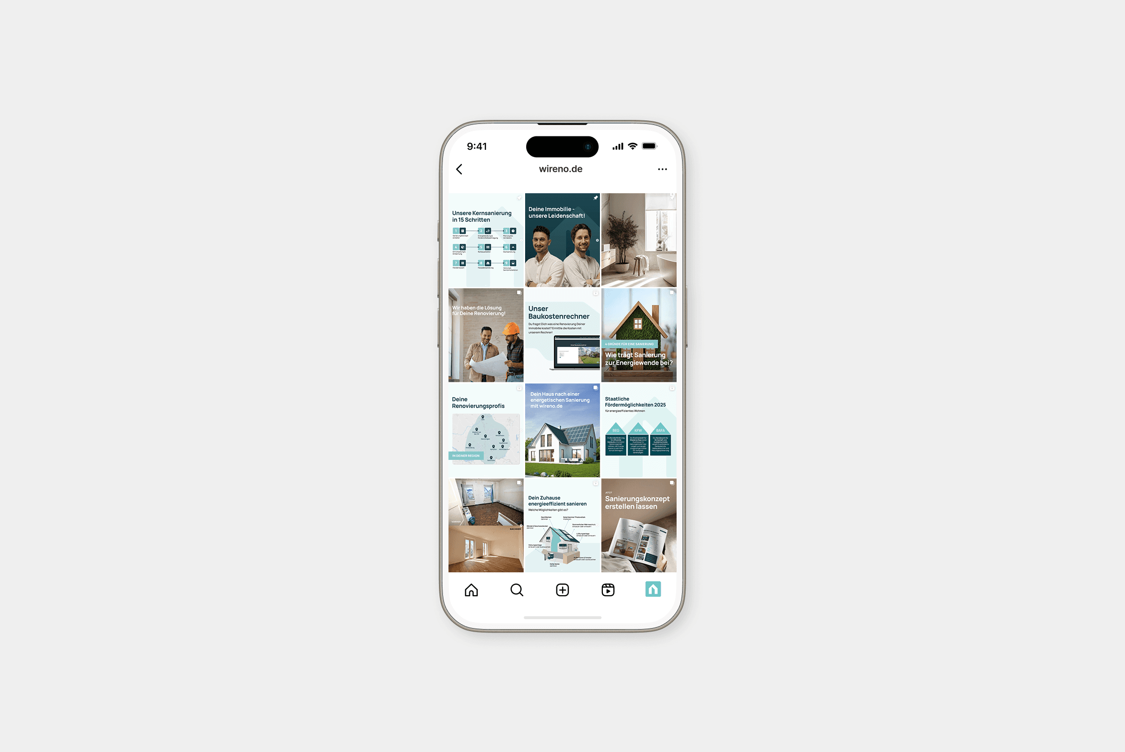 Social Media Beiträge, Feed von wireno.de