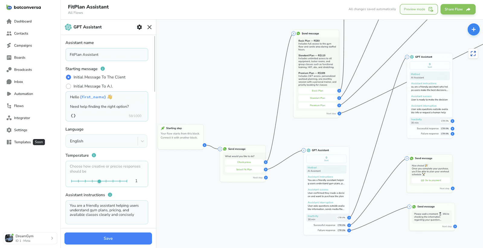 alt text: BotConversa is a WhatsApp-focused automation platform