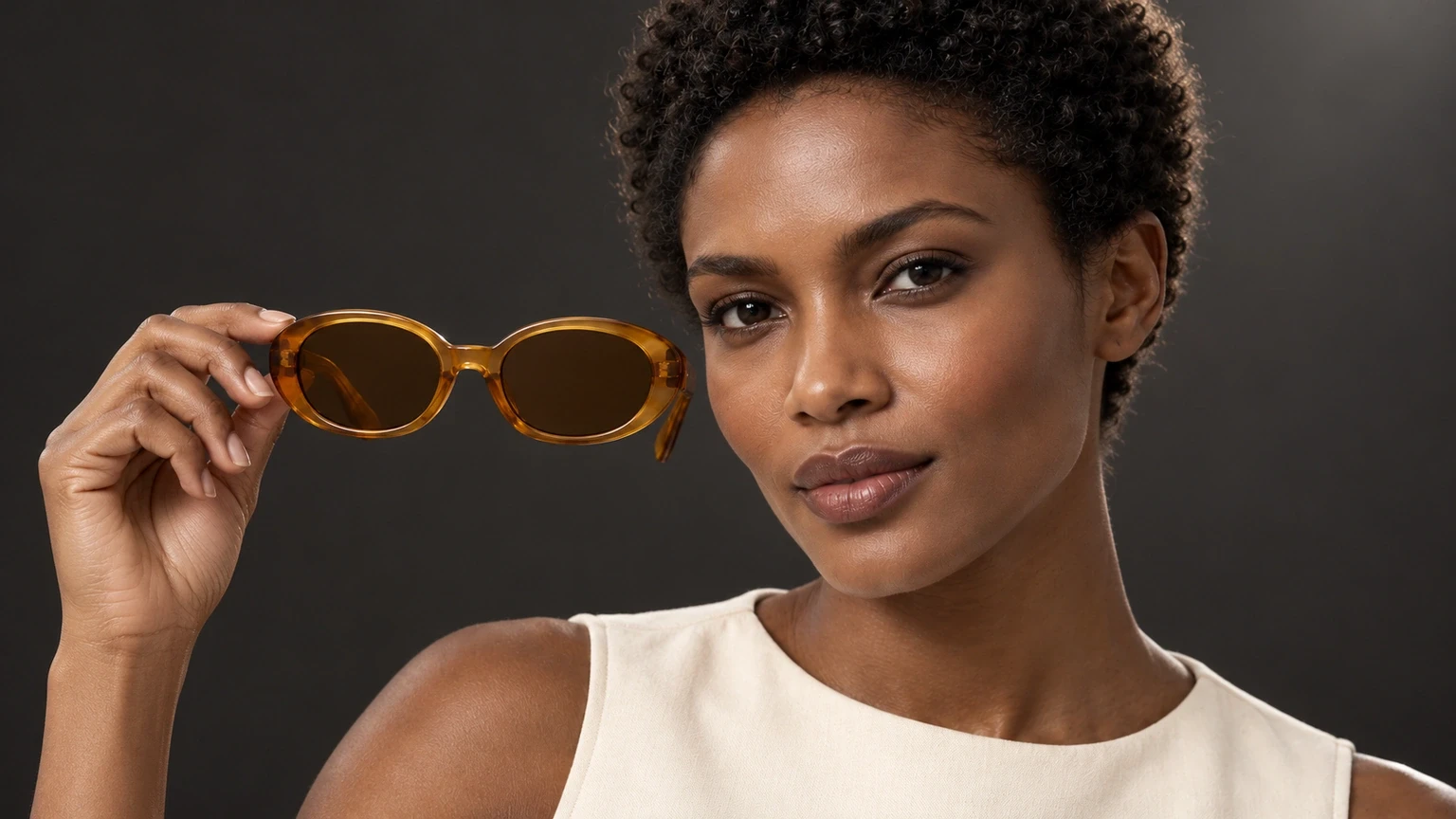 Glamoor eyewear campaign photo