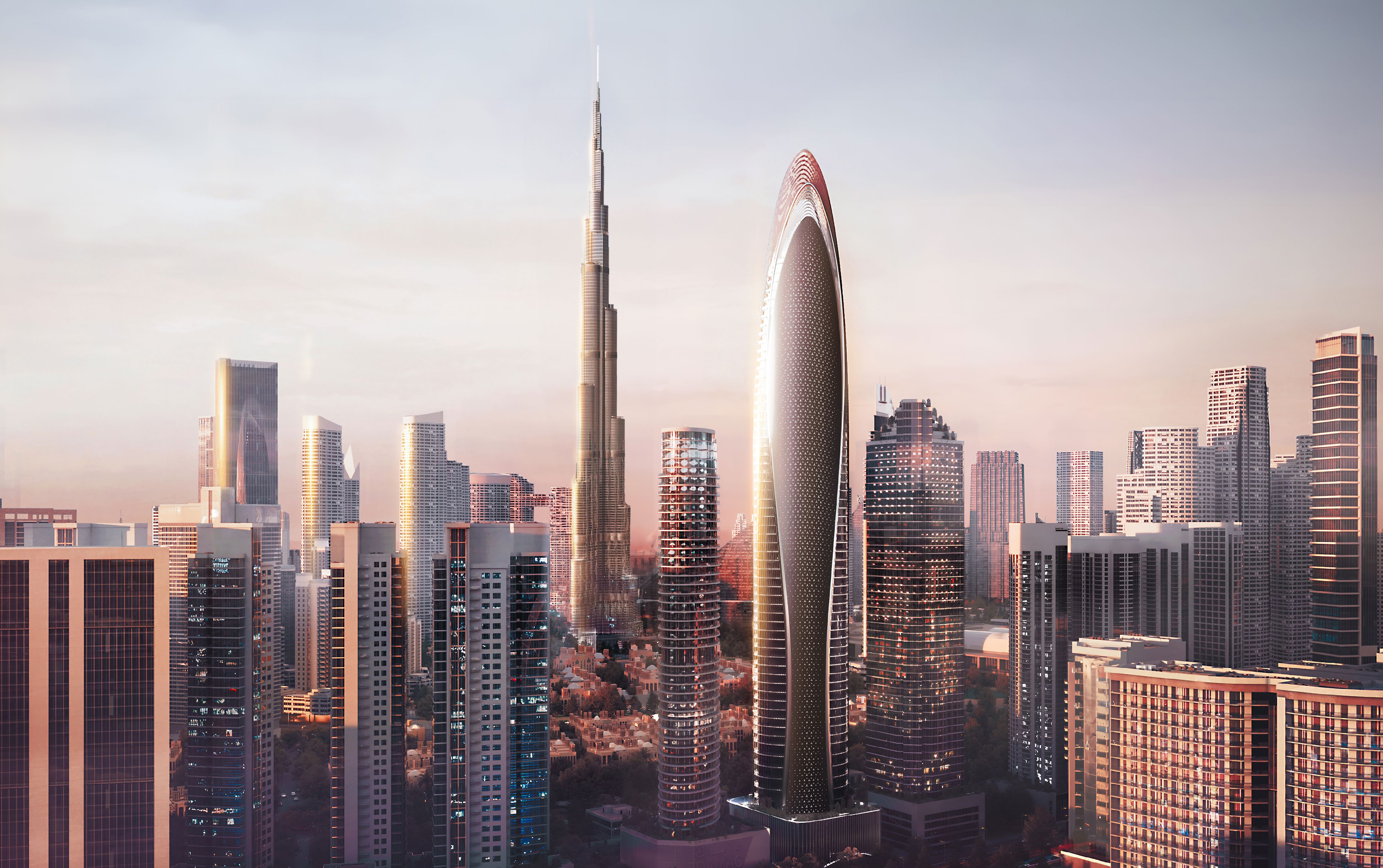 3-Bedroom Grand Mercedes Suite layout in Mercedes-Benz Places Dubai — exclusive floor plan for Tylt Real Estate crypto investors.
