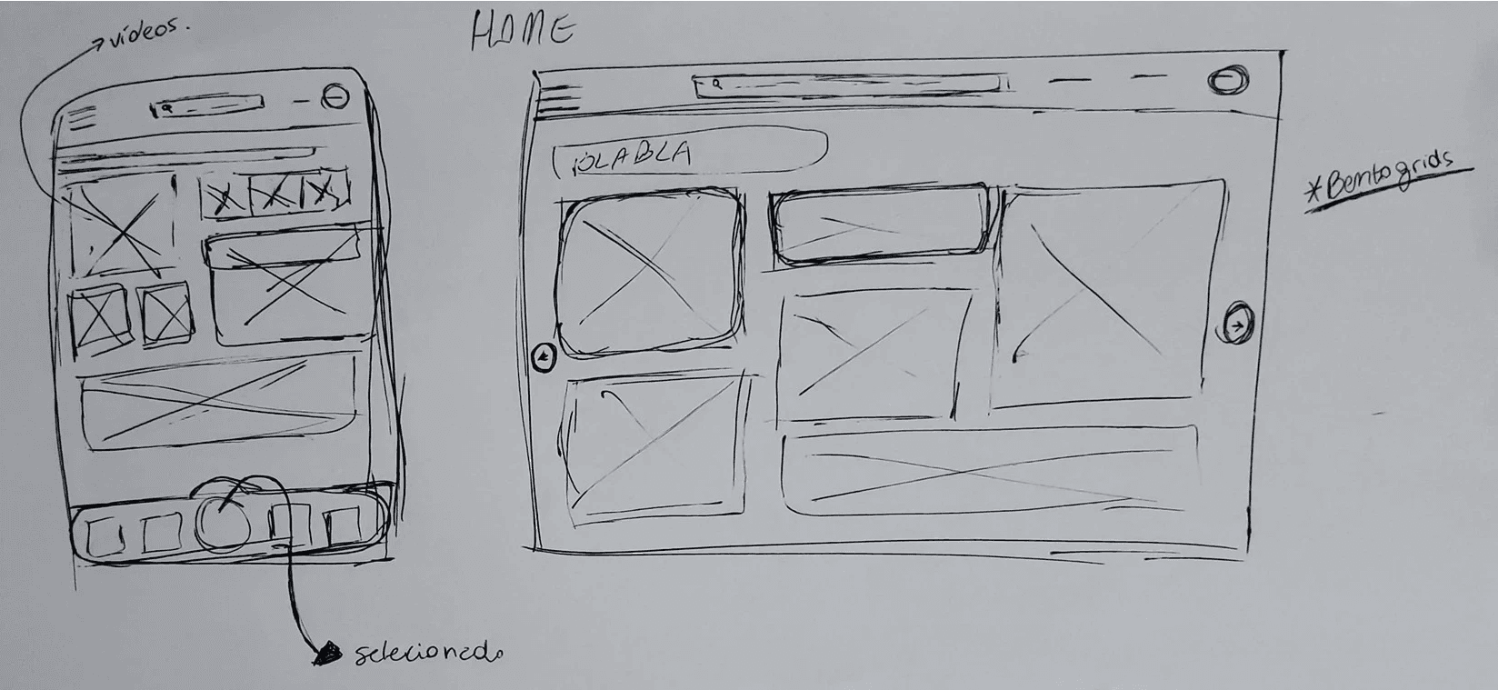 Laptop showing Bloomy UI