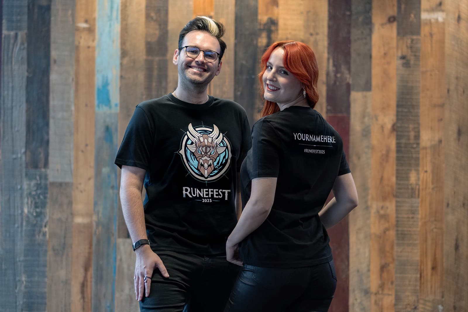 RuneFest t shirts worn by staff