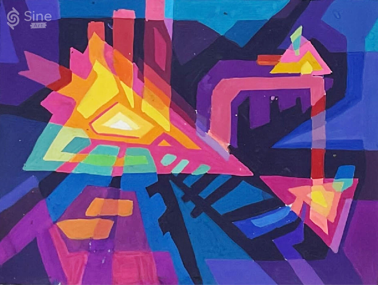 Bài trang trí màu