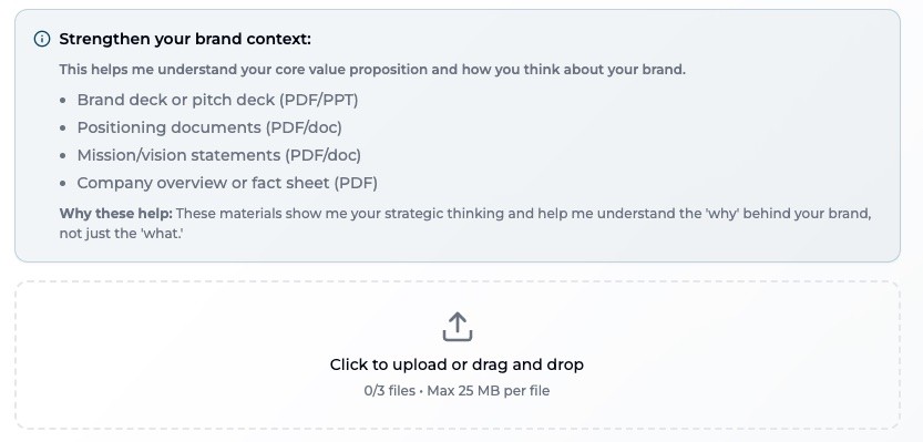 Upload Interface
