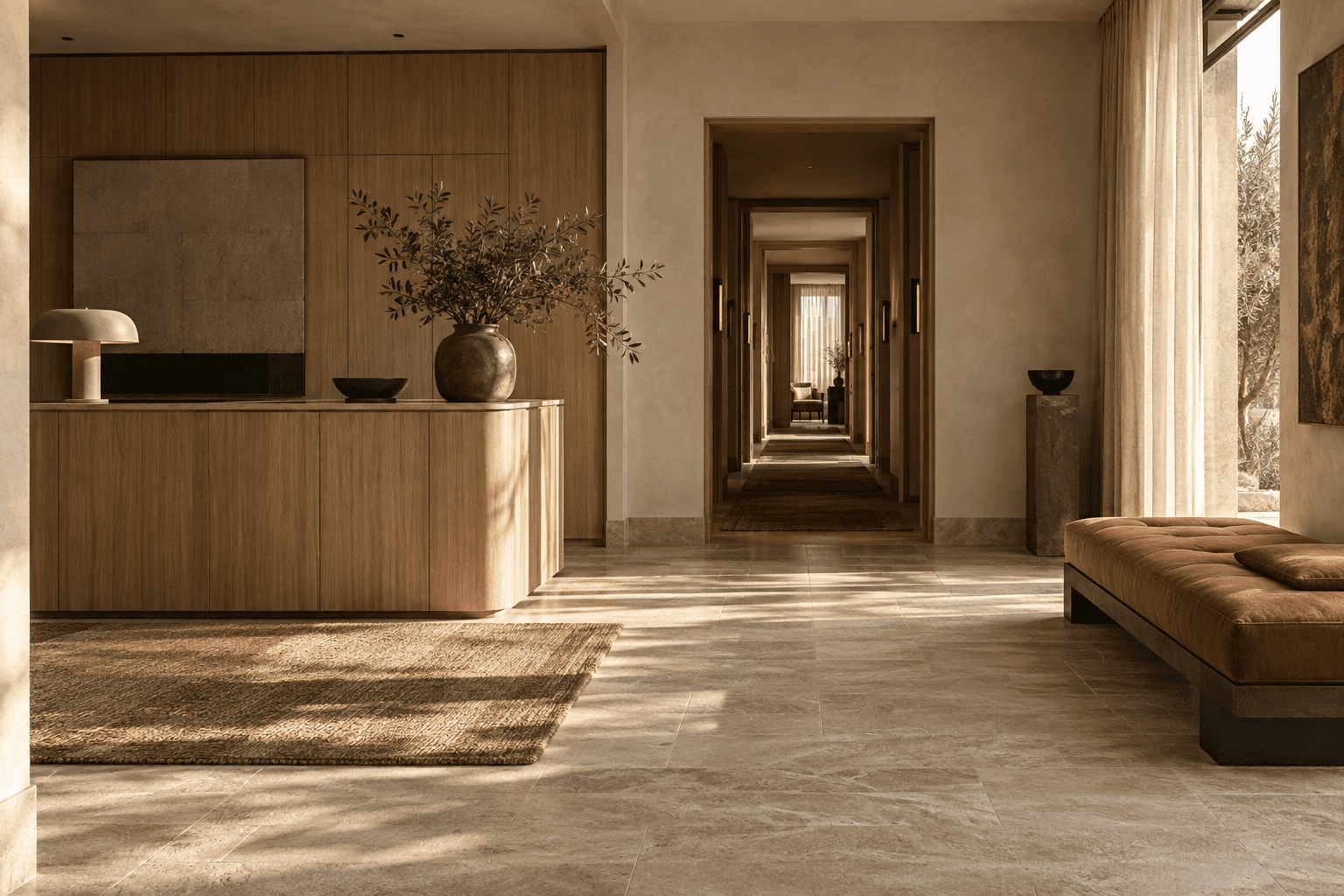 Hospitality interior in The Arrival Rooms concept study