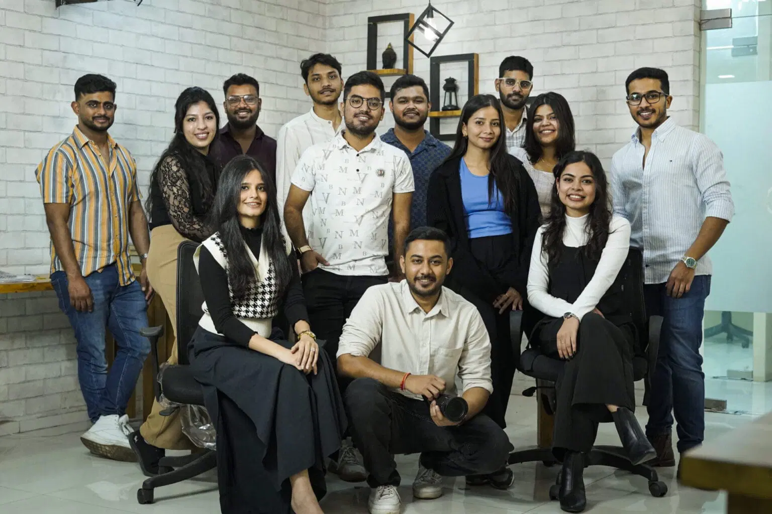 Team of My Content Cafe in a group photo showcasing company culture and collaboration