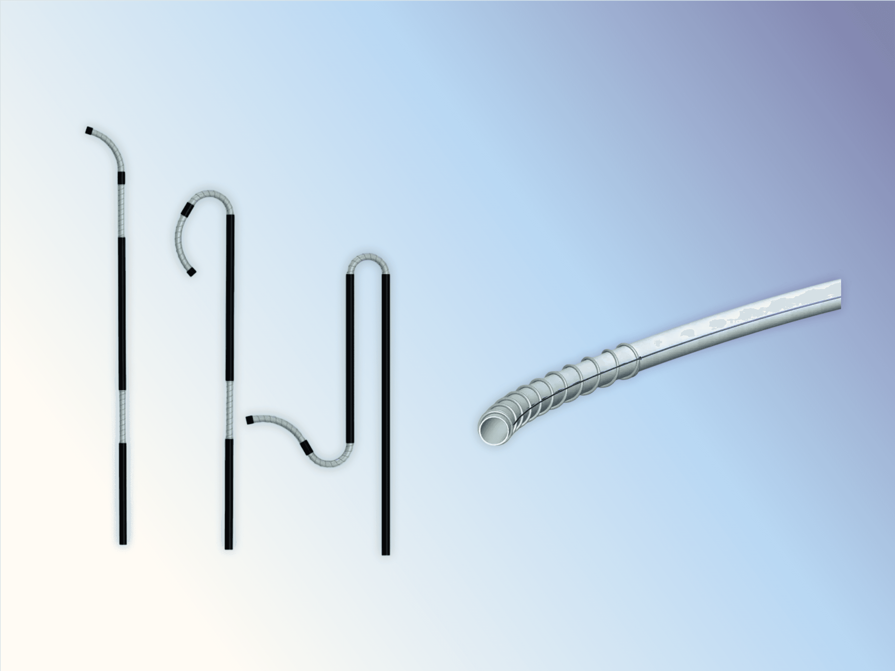 An image of a catheter design
