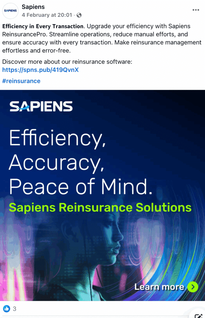 Marketing Spotlight: Sapiens social media marketing