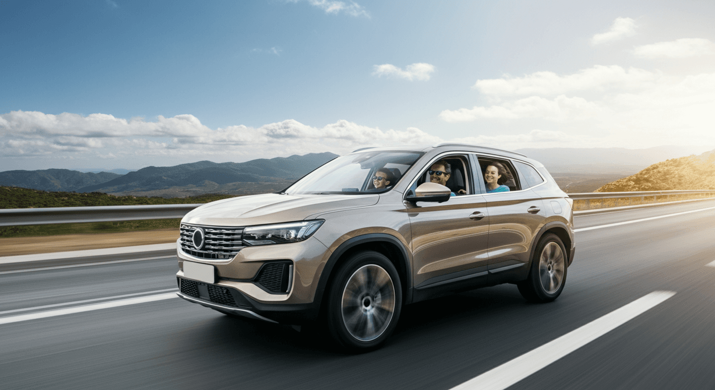 Scenic highway suggesting freedom to travel