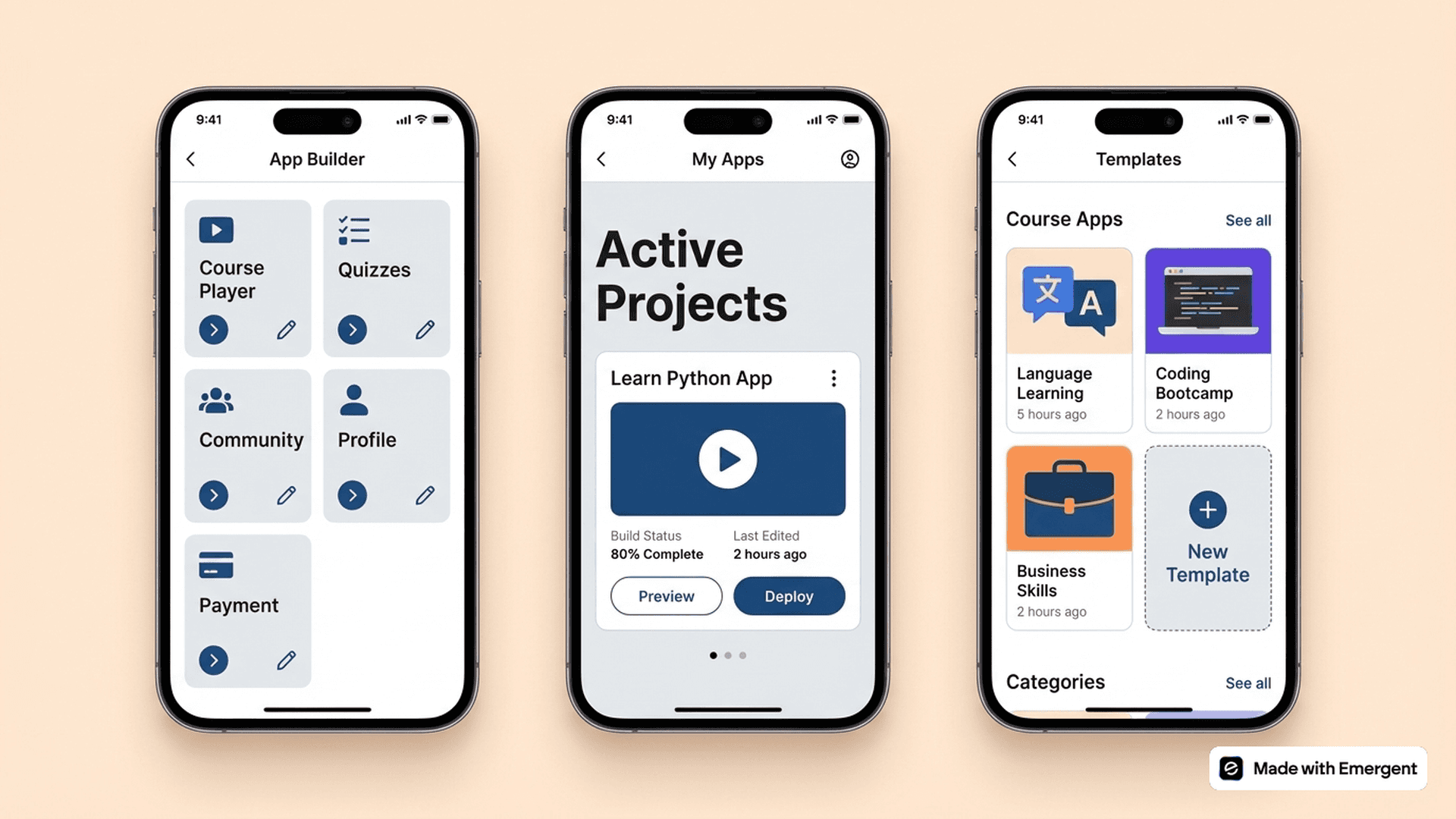 Udemy Platform App Made With Emergent