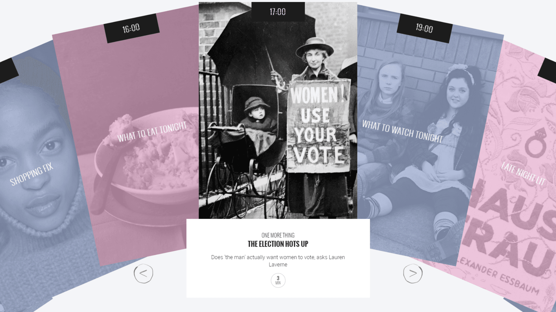 A shot from The Pool's content platform