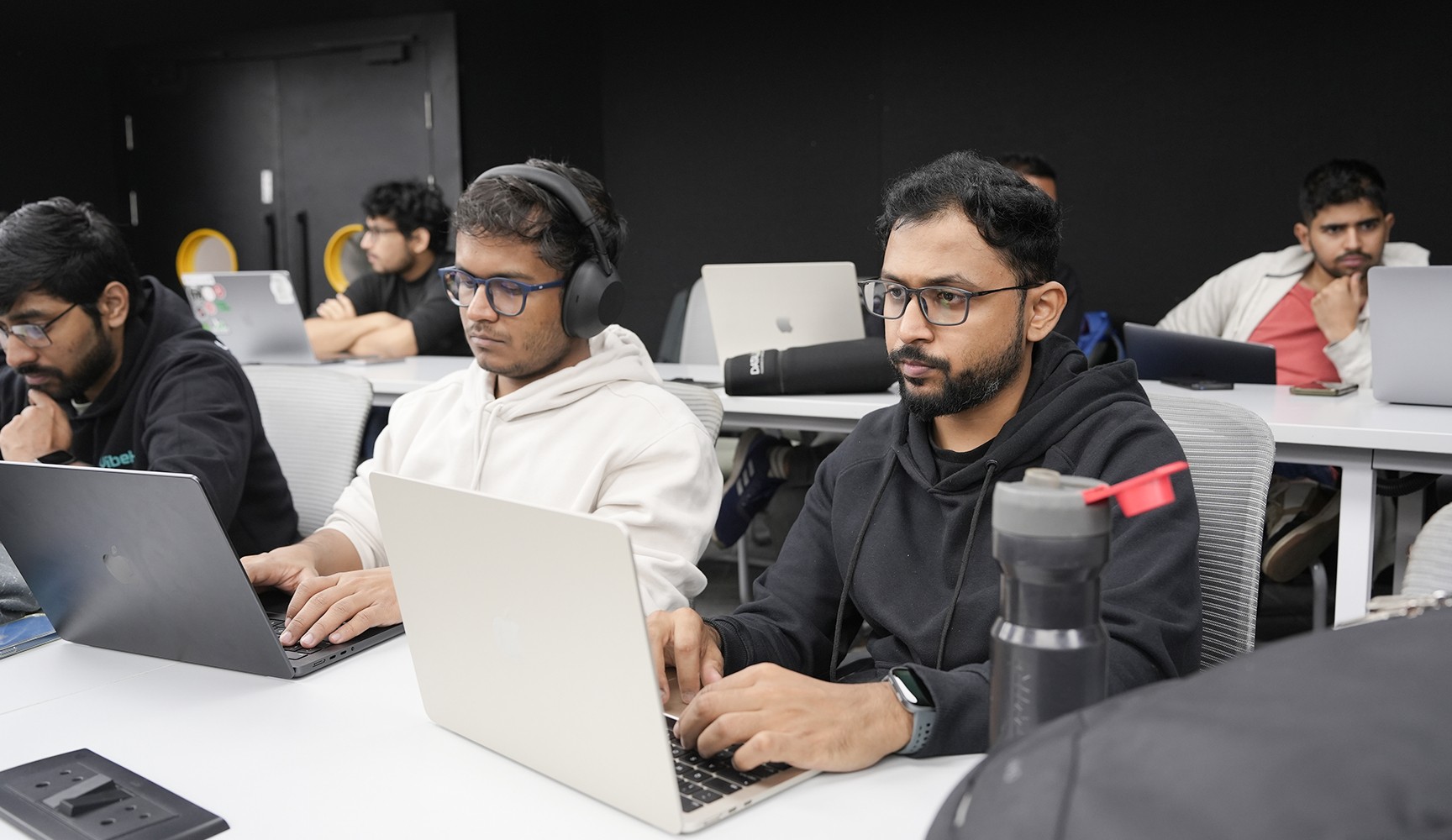 grayscale photo of a building