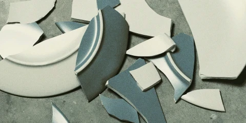 Broken dishes