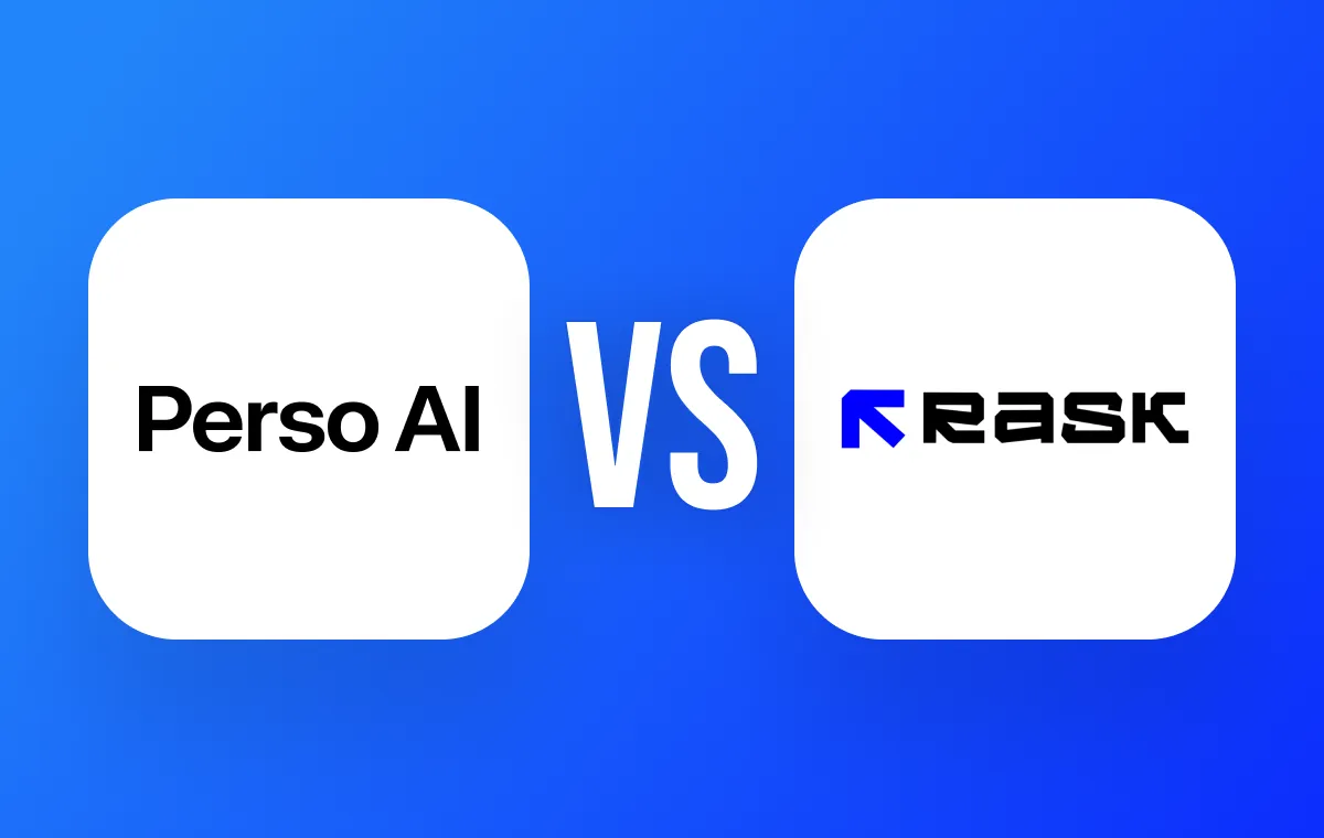 perso.ai 대 rask.ai