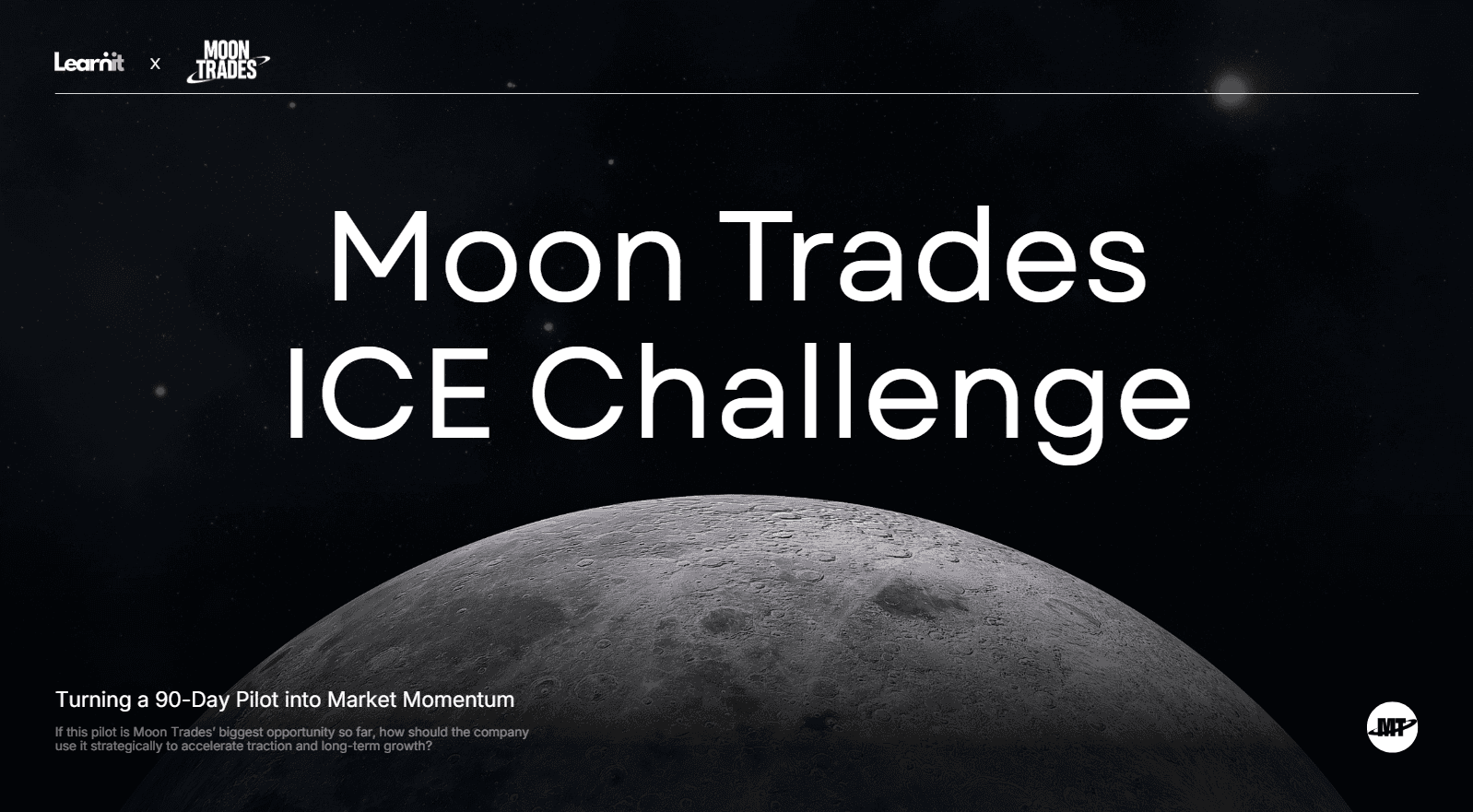 Milton District High School students pitching business strategy to Moon Trades Technologies founder at MaRS Discovery District Toronto