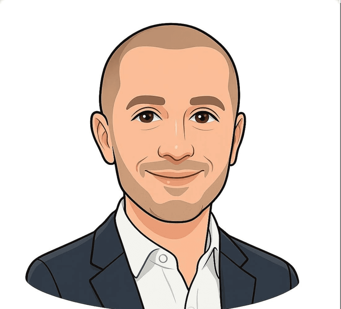 Portrait image of recently hired tech professional