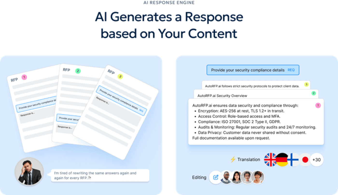 AI RFP Response Engine Creates First Drafts Faster