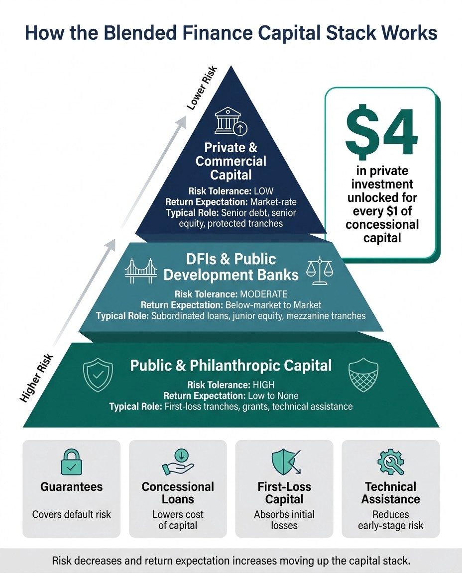 Blended Finance Capital Stack: How Risk & Return Align Private Climate Investment