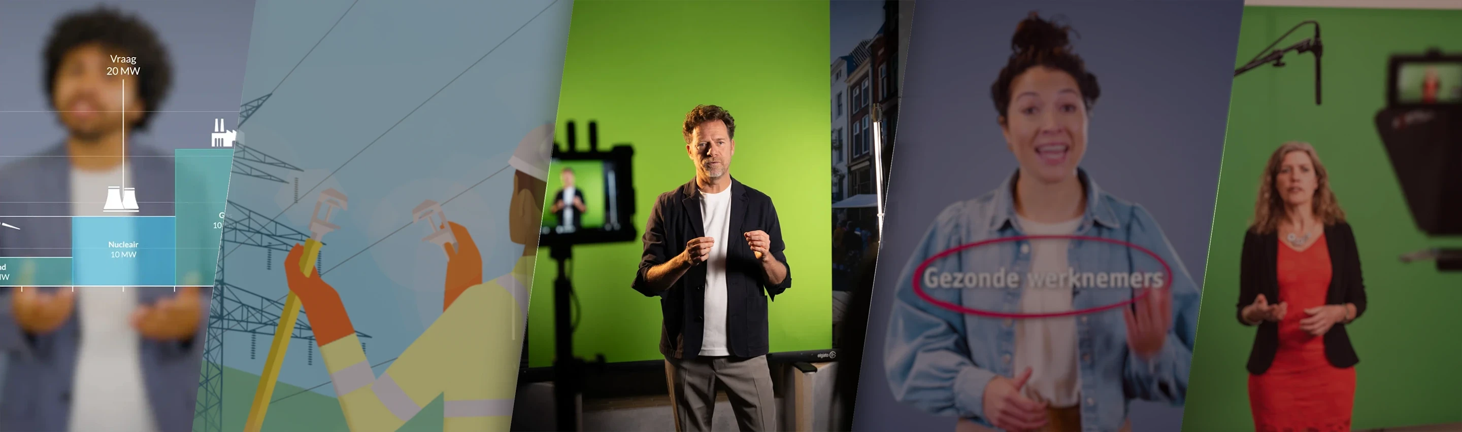 Collega's van Indall werken aan de ontwikkeling van een e-learning voor Gasunie, met focus op samenwerking en creatieve processen.